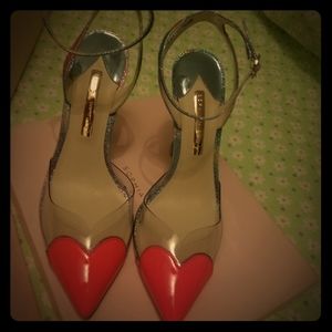 Brand New Amora Mermaid Heart Pumps
